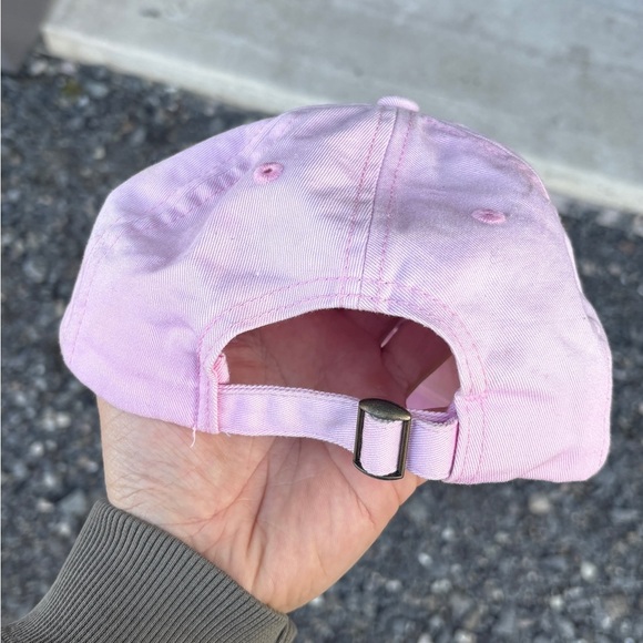 Pink John Deere embroided strapback baseball hat /cap farmer womens - Picture 4 of 7